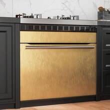 1 Roll Self-Adhesive Vinyl Wallpaper, Easy To Tear And Apply Kitchen, Bedroom Or Living Room Backsplash - Pattern Matching, Removable, Durable, Gold/Silver - Solid Color - View 5