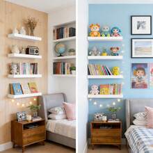 1pc Wall Mounted Shelf Rack, Suitable For Living Room And Dining Room, Requires Drilling For Installation. Wall Mounted TV Rack, Storage Shelf - White - View 4