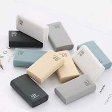 3/5/10支装纯色4B美术素描橡皮擦，颜色随机，软橡皮擦，适用于绘画和书写，返校文具用品 - A - 查看 2