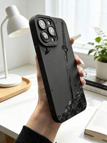 Painted Graffiti Fine-Hole Straight-Edge Painted Anti-Drop Phone Case, Compatible With 14, 14 Pro, 14 Pro Max, 13, 13 Pro, 13 Pro Max, 11, 11 Pro Max, 12, 12 Pro, 12 Pro Max, XS, 15, 15 Pro, 15 Pro Max, 16, 16 Pro, 16 Pro Max, 17, 17Pro, 17 Pro Max, And Galaxy/A54/A14/A12/A13/A15/A32/A33/A24/A52S/S20/S21/S22/S23/S24/S23Plus/S24Ultra/S25/A15/A33/A23/S26 /S26PLUS /S26ULTRA/ A17/A16/A56 - Multicolor - View 2