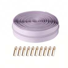 1 set, Cremalleras de nailon n.º 3 (450 cm/177 pulgadas/5 yardas) con 10 cursores de cremallera, apto para costura y reemplazo de manualidades en el hogar - Multicolor - Ver 25