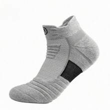 6 Pairs/3 Pairs Men's Professional Sports Socks, Suitable For Spring And Summer, Mesh Breathable Short Socks, For Running, Cycling, Basketball - Multicolor - View 8
