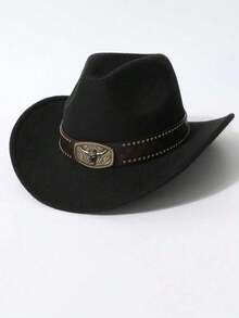 1 chiếc mũ cao bồi miền Tây cổ điển đa năng dành cho nam/nữ - Mũ chống nắng kiểu Jazz, thích hợp cho các bữa tiệc thông thường, sự kiện theo chủ đề miền Tây, tụ họp, nhập vai, lễ tốt nghiệp, các chuyến đi bộ đường dài, v.v. - mũ đội đầu - Xem 14