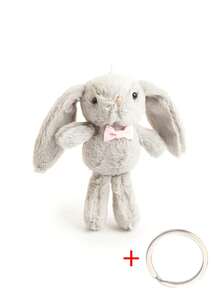 1pc Cute Bow Tie Long Ear Rabbit Plush Keychain Pendant Decoration, Suitable For Gift, Wallet, Backpack, Party, Wedding, Birthday, Christmas, For Friends, Family, Teachers, Colleagues Gifts For Mother, Father, Graduation, And Teacher - Multicolor - View 11