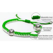MANYC Basketball Bracelets Adjustable For Boys, Girls, And Adults Handmade Gifts For Basketball Players - 隨機樣式2 - 查看 3