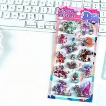 Hình dán khủng long 3D dễ thương chứa nước, hình dán thưởng cho trẻ em, hình dán lấp lánh dạng lỏng, hình dán tự làm cho bé trai và bé gái. - Nhiều màu - Xem 11
