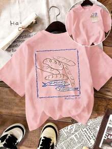 Christian Comfy Color Shirt - Bible Study, Catholic Gift - Inspiring Contemporary Faith Apparel-Women's T-Shirt, Comfortable Round Neck, Casual, Pure Cotton, Short Sleeves - 粉色 - 查看 12