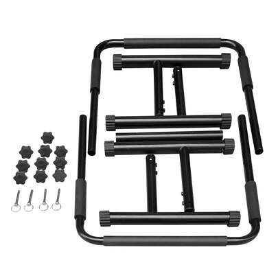 Home Balance Frame With Adjustable Height, Indoor Outdoor Mobility Support For Rehabilitation & Training, Non-Slip Grips & High-Strength Steel Structure, Lightweight Assembly