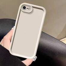Shockproof Protective Case Compatible With IPhone 17e, Matte Soft Phone Back Cover Compatible With IPhone 17 Pro Max, 16, 15, 14, 13, Plus, 12, 11, Mini - Antique White - View 5