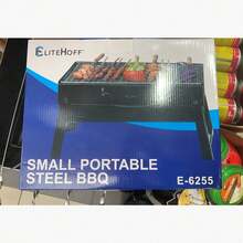 3 Sizes Barbecue Grill / Patio Cart Model / Outdoor Folding Portable Model / Outdoor Multi-Function Barbecue Grill / With Side Table & Storage Shelf / Patio Charcoal Grill - A - View 5