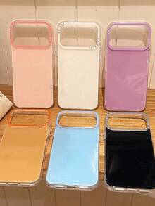 Funda de teléfono de verano con estilo, de color caramelo brillante, compatible con iPhone 17 Pro Max, 17 Pro, 17, 16 Pro Max, 16 Pro, 16, 15 Pro Max, 15 Pro, 15, 14 Pro Max, 14 Pro, 14, a prueba de golpes con protección para la cámara - Blanco - Ver 5
