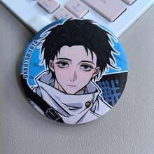 Jujutsu Kaisen 1 chiếc ghim cài áo kim loại 2D hình hoạt hình , Geto, Megumi, Sukuna, Yuji, Yuta, Nobara, ghim cài áo Double Flash, phụ kiện đôi, trang trí ba lô học sinh, phụ kiện túi xách, quà tặng bạn bè, trang trí trang phục đôi Anime cho Ngày Valentine, Halloween, ngày lễ, Cosplay, sưu tập, kỷ niệm. - Xem 11