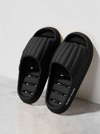 Dép đi trong nhà mùa hè cho nam, đế dày mềm mại, nhanh khô, thoáng khí, chống trơn trượt, thoải mái cho cả trong nhà và ngoài trời, dùng trong phòng tắm.