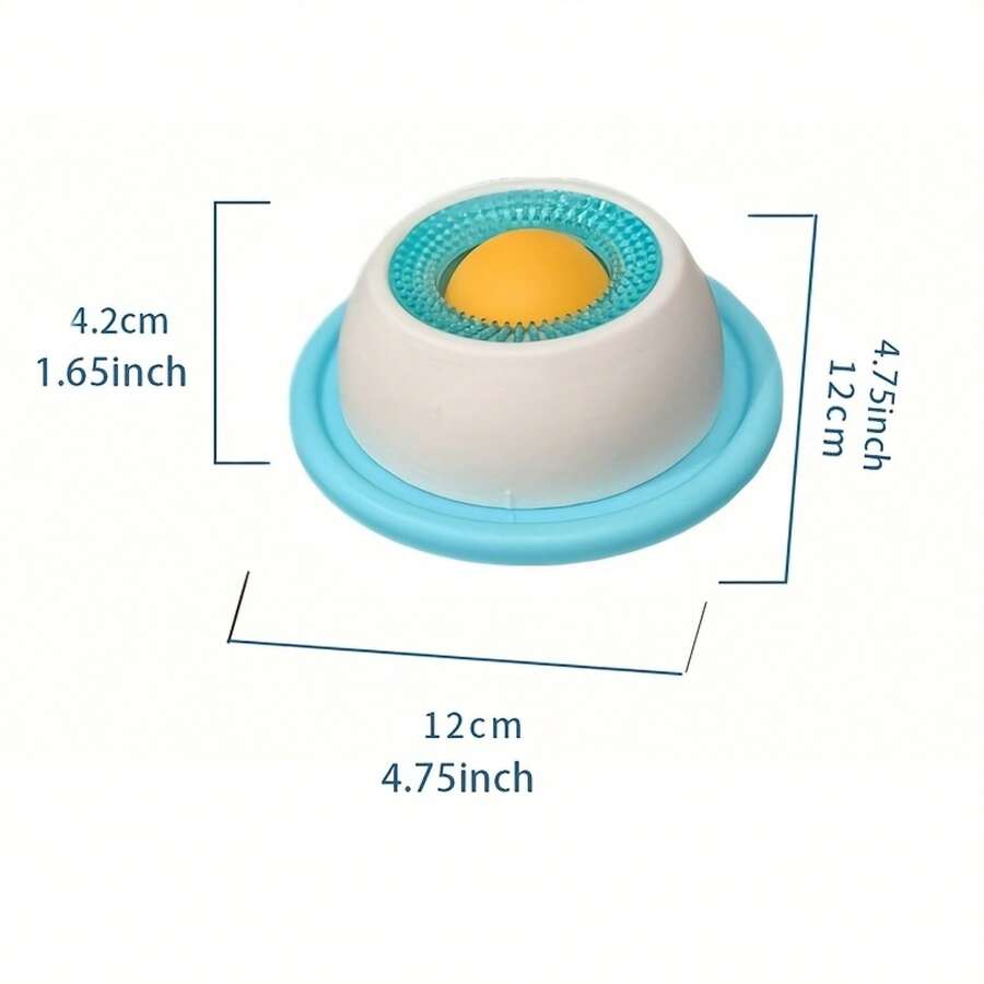 Bát ăn chậm cho chó - Bát ăn thức ăn ướt và sữa chua bằng nhựa, có chức năng ăn chậm, kích thích phát triển trí não, phù hợp cho chó con và chó trưởng thành. - Màu xanh da trời - Xem 1