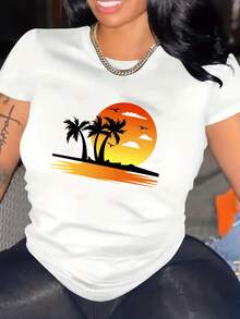 Dam-T-shirts - Vitt - Visa 5