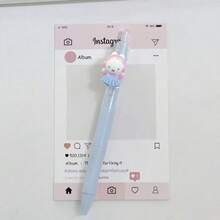 1 chiếc bút bi hình thỏ , ngòi 0.5mm, màu trung tính, thiết kế hoạt hình dễ thương, văn phòng phẩm học sinh, đồ dùng học tập, quà tặng ngẫu nhiên. - Nhiều màu - Xem 5