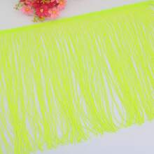 1 Yard 11.8 Inch Wide Tassel Lace Trim, Polyester Multicolor Tassel Lace Ribbon For Clothing, Home Decor, DIY Sewing Crafts, Curtains, Latin Dance, Wedding Dress, Lampshade Decoration - Multicolor - View 14