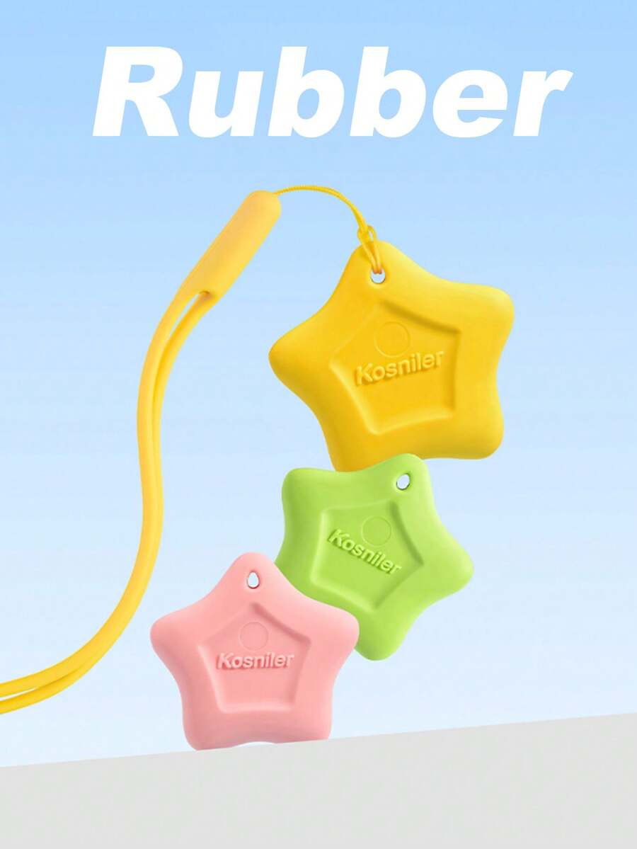Conjunto de 4 borrachas Koshini, com design de estrela anti-perda, resistentes ao desgaste, ideais para estudantes, apagam com precisão e têm uma pega confortável. - caixa de borracha em forma de estrela - Ver 1