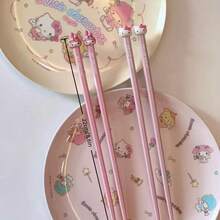SANRIO 1双肉桂卷Melodia分趾筷，新款单人单趾筷，分趾防滑卡通情侣高品质筷子，适合居家、旅行、用餐、厨房、餐厅、生日、婚礼、情人节、新年礼物 - 查看 11