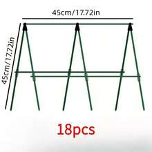 18pcs Garden Plant Climbing Trellis, Garden Support Poles, Gardening Vine Trellis, Flower Stand, Cucumber & Bean Rack, Outdoor Grape Vine Trellis, Garden Fence, Plant Climbing Support Stakes, Sturdy Garden Support Rods, Suitable For Vegetable & Flower Gardens - Plant Climbing Supports - View 8