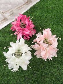 1 chiếc kẹp tóc hình hoa ly giả phong cách Bohemian, thích hợp để sử dụng hàng ngày. - Nhiều màu - Xem 2