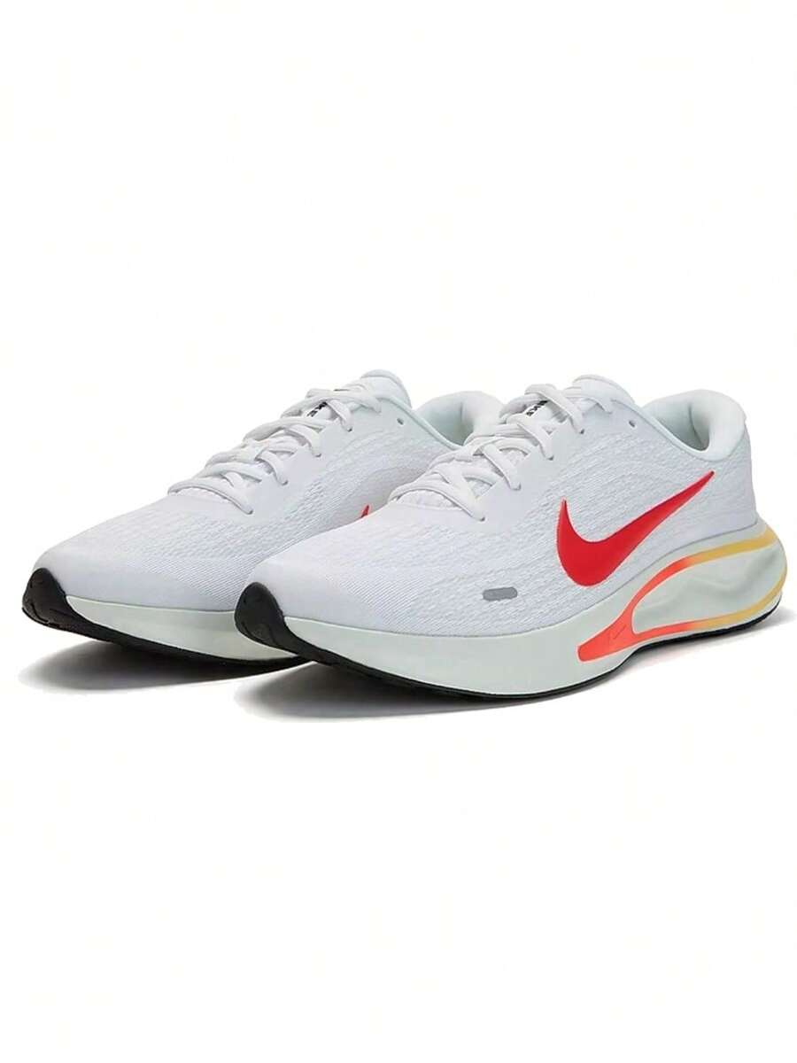 Zapatillas de running ligeras y acolchadas Nike JOURNEY RUN para hombre - Blanco/Rojo - Ver 1