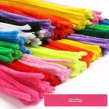 100pcs/300pcs Creative Felt Strips, Multi-Color Options, Dense & Thick, Won't Fall Off Easily. DIY Craft Material, Bouquet Making Accessory, Fluffy & Soft. Suitable For Creative DIY Projects And Home Decor. Versatile Use, Can Be Crafted Into Various Shapes, Great For Gift Making. Soft & Fluffy - Multicolor - View 10