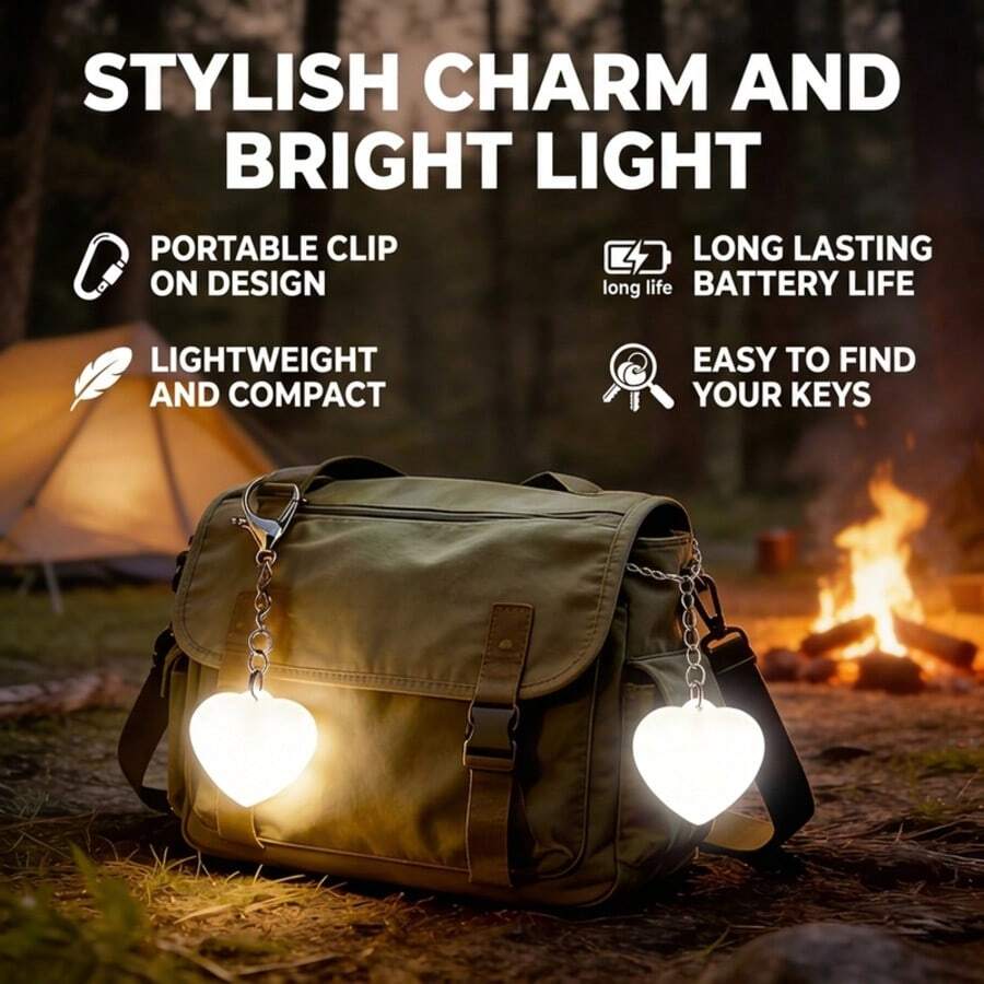 Đèn LED hình trái tim lãng mạn cho cặp đôi (1/2 chiếc), đèn ngủ mini hình trái tim có điều khiển cảm ứng, hẹn giờ tự động tắt, pin sạc, cổng sạc USB, có thể dùng làm móc khóa hoặc mặt dây chuyền ví.