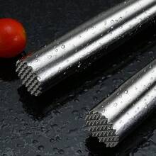 1pc 304 Stainless Steel Cocktail Muddler, Fruit Masher With Grooved Non-Slip Handle, Solid Lemon Lime Squeezer Tool, Mojito, Whiskey, Margarita And Lemonade Bar Accessory, Home Kitchen Bar Drink Mixing And Summer Cocktail Fruit Mashing Supplies - View 7