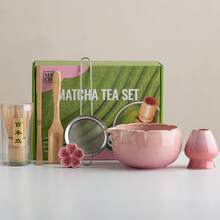 Bộ ấm trà Matcha nung lò Nhật Bản 1 món/7 món, bao gồm bát Matcha, dụng cụ đánh Matcha, tách Matcha, que khuấy, thìa trà, bộ bát trà, dụng cụ pha chế Matcha, dụng cụ làm đồ uống và tráng miệng, hộp quà tặng Nhật Bản, bộ khuấy Matcha Matsushiro, quà tặng cho người yêu thích Matcha. - Nhiều màu - Xem 9