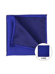Bộ cà vạt nơ nam cổ điển, màu trơn, thanh lịch, làm từ chất liệu polyester mềm mại, bao gồm cà vạt nơ, khăn cài túi áo và trâm cài áo, hoàn hảo cho các buổi biểu diễn, gặp gỡ bạn bè, đám cưới và các buổi họp mặt. - Xanh đậm - Xem 4