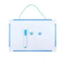 1块可擦写白板，悬挂式PVC塑料黑板，适用于书写、涂鸦、办公备忘录、亲子互动、学习，返校必备品 - 彩色 - 查看 8