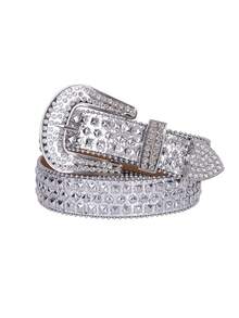 镶钻腰带，男女皆宜的街头时尚设计，适合搭配牛仔裤、连衣裙、格子衫、PU皮衣，四季皆宜。 - A - 查看 17