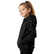 Set Of 3 Girls' Fleece-Lined Comfortable Hoodies - Đen, be và xanh hải quân - Xem 3