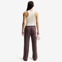 Nike NSW Chill Knit Rib Tank Women's Sail/Black IF0238-133 - White - View 2