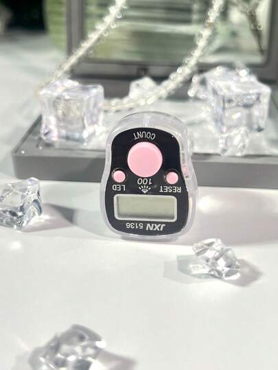 Máy đếm LED chạy bằng pin - Nhỏ gọn & dễ thương, dễ sử dụng, thích hợp cho kho hàng, cầu nguyện và đếm sự kiện, chất liệu PP bền, máy đếm di động, công cụ đếm sự kiện, thẩm mỹ hiện đại, thiết kế tối giản.