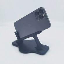 1 cái giá đỡ điện thoại cong kiểu dáng mềm mại, giá đỡ điện thoại xoay ngang để xem video và ngủ. - A - Xem 5