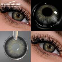 Eyeshare 1副自然色年抛型黑色眼镜，适合约会或日常佩戴，也适合派对佩戴。 - 黑色 - 查看 4