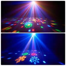 Đèn DJ cho tiệc tùng, đèn cầu disco, đèn chiếu nhấp nháy, đèn LED điều khiển từ xa kích hoạt âm thanh, các buổi họp mặt gia đình, trình diễn ánh sáng, biểu diễn trực tiếp, câu lạc bộ cắm trại, quán bar, karaoke, sinh nhật, ngày lễ, lễ hội, phòng nghe nhìn, đèn tạo không khí cho phòng tập thể dục. - Đèn trang trí tiệc theo chủ đề - Xem 6