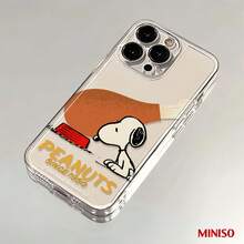 Miniso 名创优品史努比花生透明TPU手机壳，适用于iPhone 17/17 Pro/17 Pro Max/17 Air/16/15/14/13/12/11/X系列，iPhone 17 Pro Max手机壳，iPhone 17 Pro手机壳，iPhone 17手机壳，圣诞礼物，女朋友 - 無色 - 查看 2