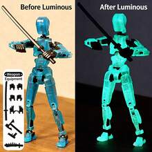 13 Colors Adjustable Multi-Joint Movable Action Figure - 3D Printed Poseable Doll Doll With Accessories DIY Assembly Kit Suitable For Children 3 Years And Above Creative Birthday Gift For Boys And Girls Cool Desktop Decoration - Multicolor - View 19
