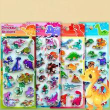 Hình dán khủng long 3D dễ thương chứa nước, hình dán thưởng cho trẻ em, hình dán lấp lánh dạng lỏng, hình dán tự làm cho bé trai và bé gái. - Nhiều màu - Xem 5