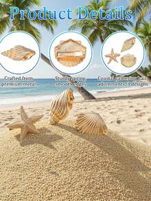 1/3pcs Beach Wedding Starfish Hair Clips, Metal Shell Hair Clips, Mermaid Style Hair Clips, Suitable For Summer Vacation Outfits, Women Hair Accessories, Beach Accessories - Mermaid Hair Clip - View 9