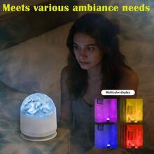 1pc Water Wave Breathing Light, Romantic Decor For Cozy Nights, 16 Color Gradient Flashing Breathing Atmosphere Lamp, USB Powered, Create Warm Ambiance At Home, Multicolor Breathing Mood Light, Birthday/Valentine's Gift, Suitable For Bedroom, Study, Office And More - Breathing Light - View 8