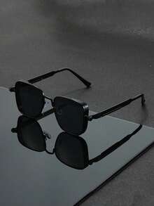 复古朋克 Y2K 蒸汽朋克眼镜，百搭造型，方便携带，男士时尚眼镜，假日必备 - 彩色 - 查看 5