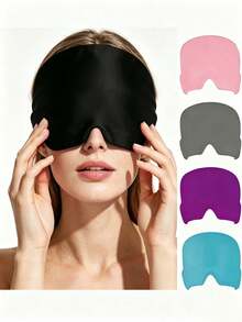 Gorro con paquete de gel para alivio de dolores de cabeza (capa única) - Cubierta de cabeza elástica, terapia de frío/calor, alivia dolores de cabeza, sin fragancia, sin necesidad de energía/batería - Alivia eficazmente la tensión, el estrés, la fiebre y el cansancio, útiles para volver al colegio - Multicolor - Ver 13