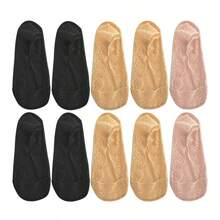 1/5/10 Pairs Of Fashionable Women's Breathable Lace Spring And Summer Invisible Anti Slip Thin Boat Socks - Multicolor - View 10