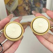 饺子造型键盘指尖玩具 - 清脆点击声减压指尖玩具钥匙扣，缓解焦虑，集中注意力，感官玩具，适合成人工作、旅行和居家使用 - 彩色 - 查看 7