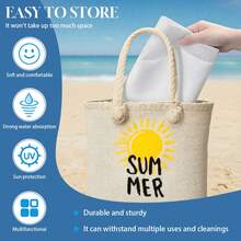 Cartoon Z-Zootopias Extra Large Microfiber Beach Towel, Quick-Drying Towel, Beach Towel, Pool Towel, Travel Swimming Yoga Towel (8) - 白色 - 查看 7