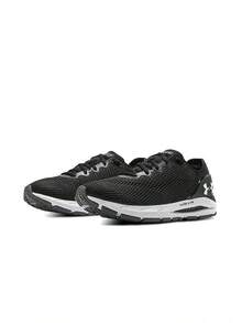 Under Armour HOVR  4 CN 女子全新緩震回彈休閒鞋舒適輕盈透氣運動鞋 - 黑與白 - 查看 1